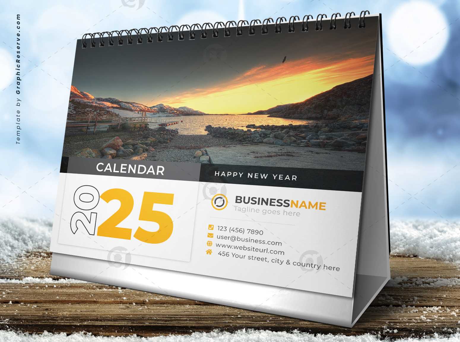 calendar 2025 template psd