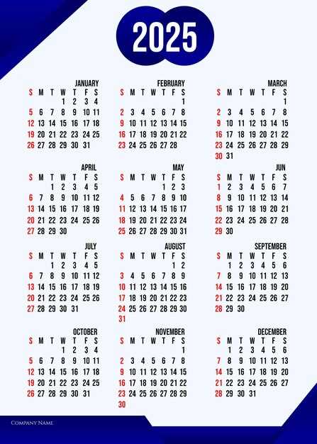 calendar 2025 template psd