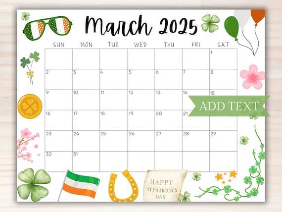 calendar 2025 template with holidays