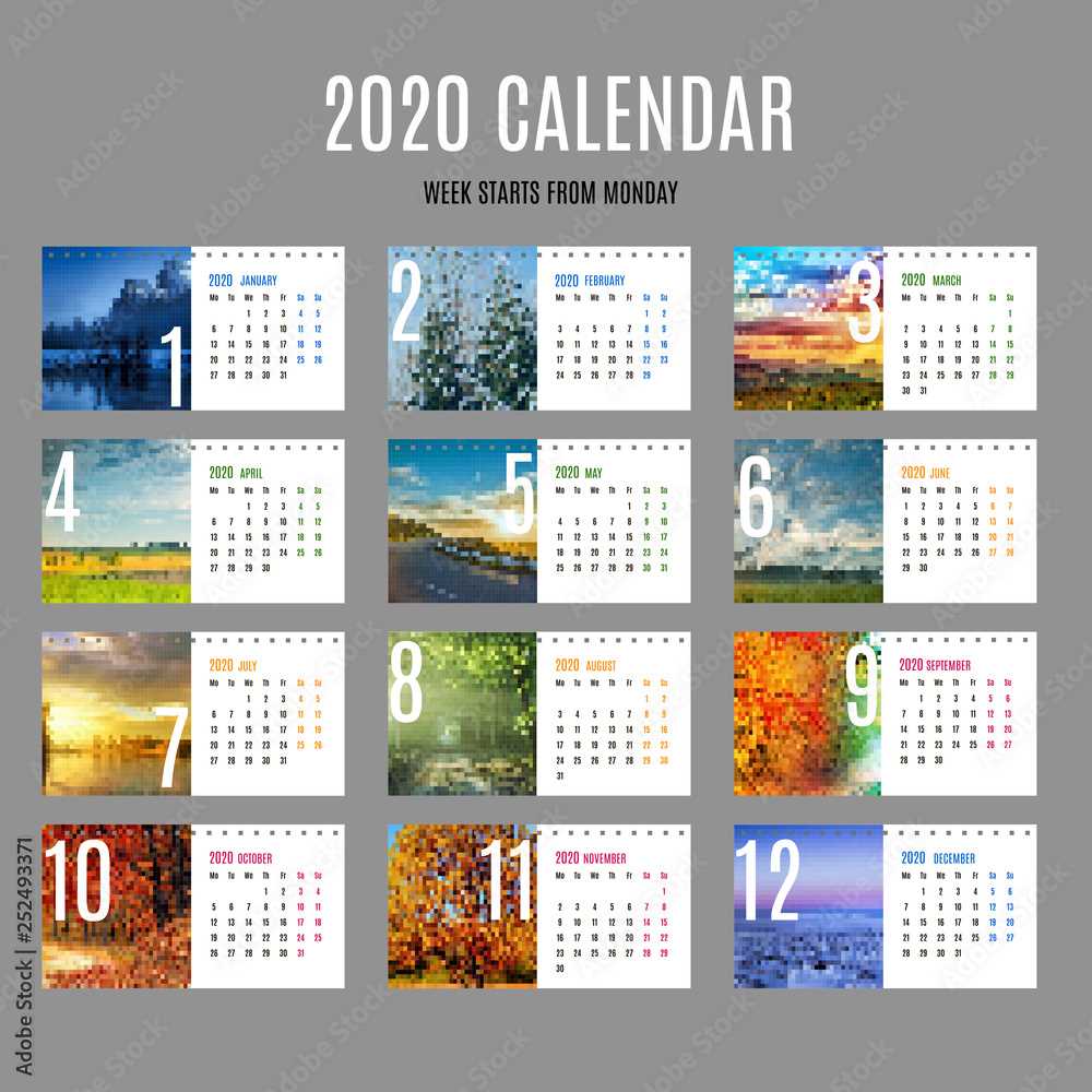 calendar adobe illustrator template