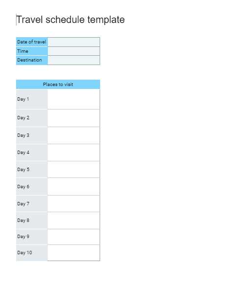 calendar assignment template