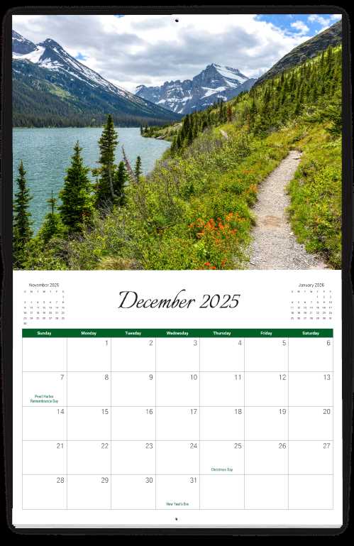 calendar booklet template