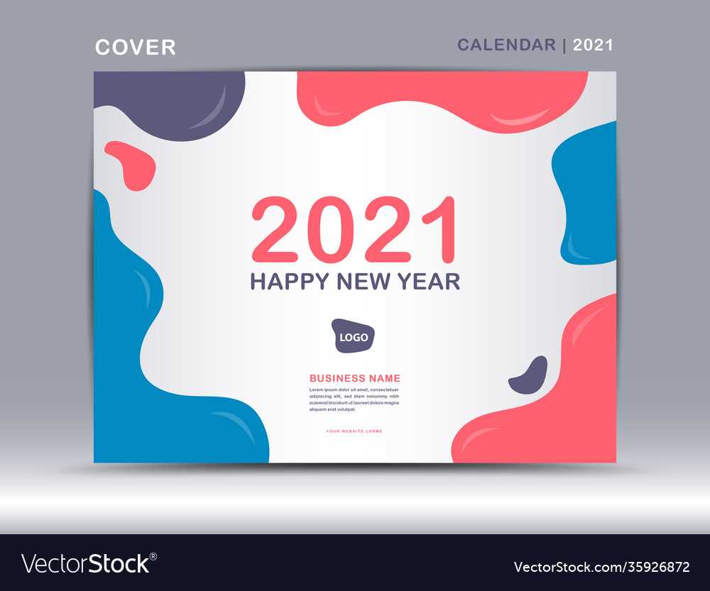 calendar cover design template