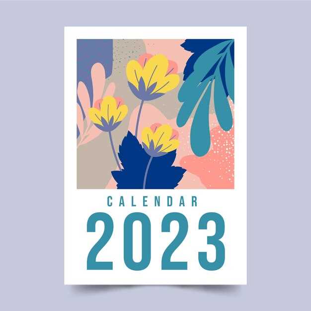 calendar cover design template