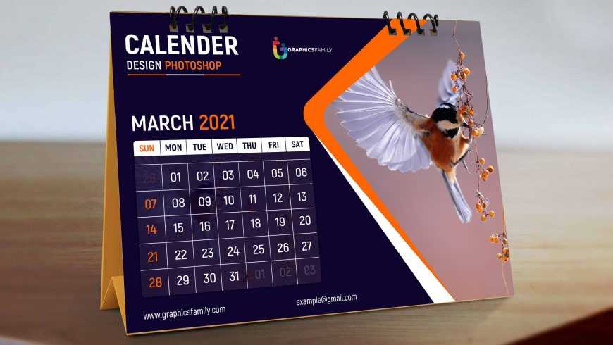 calendar design template psd free download