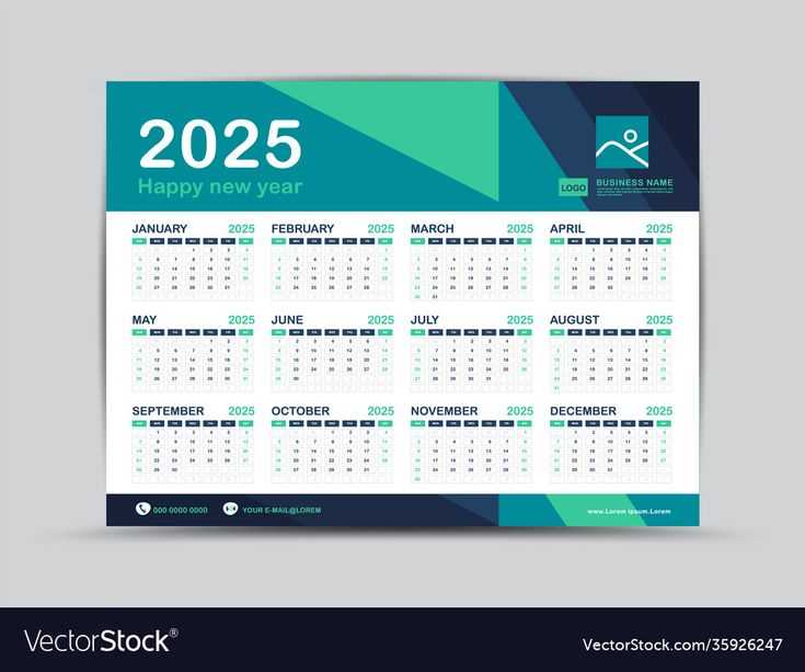 calendar design templates 2025