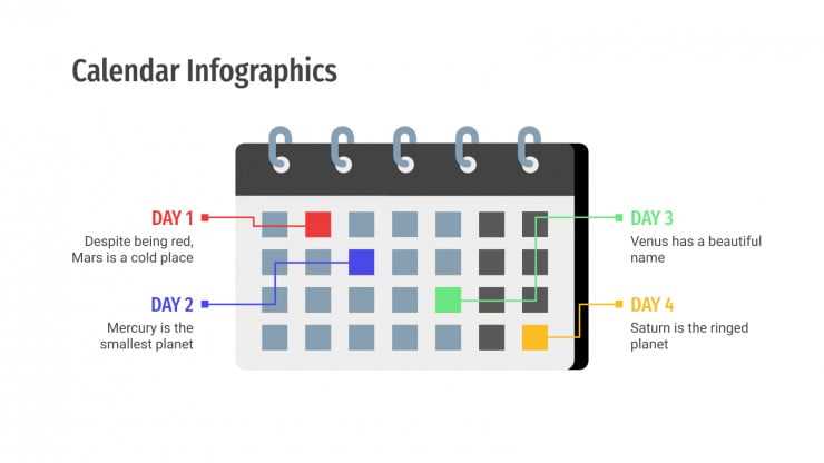 calendar presentation template