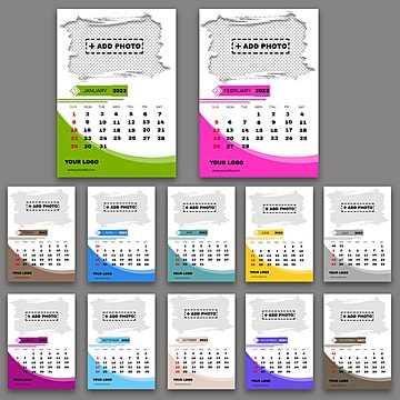 calendar psd template free