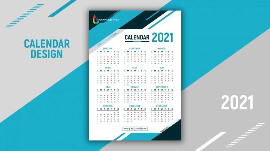 calendar psd template free