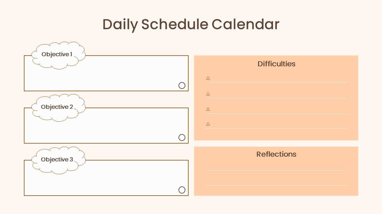 calendar schedule maker template