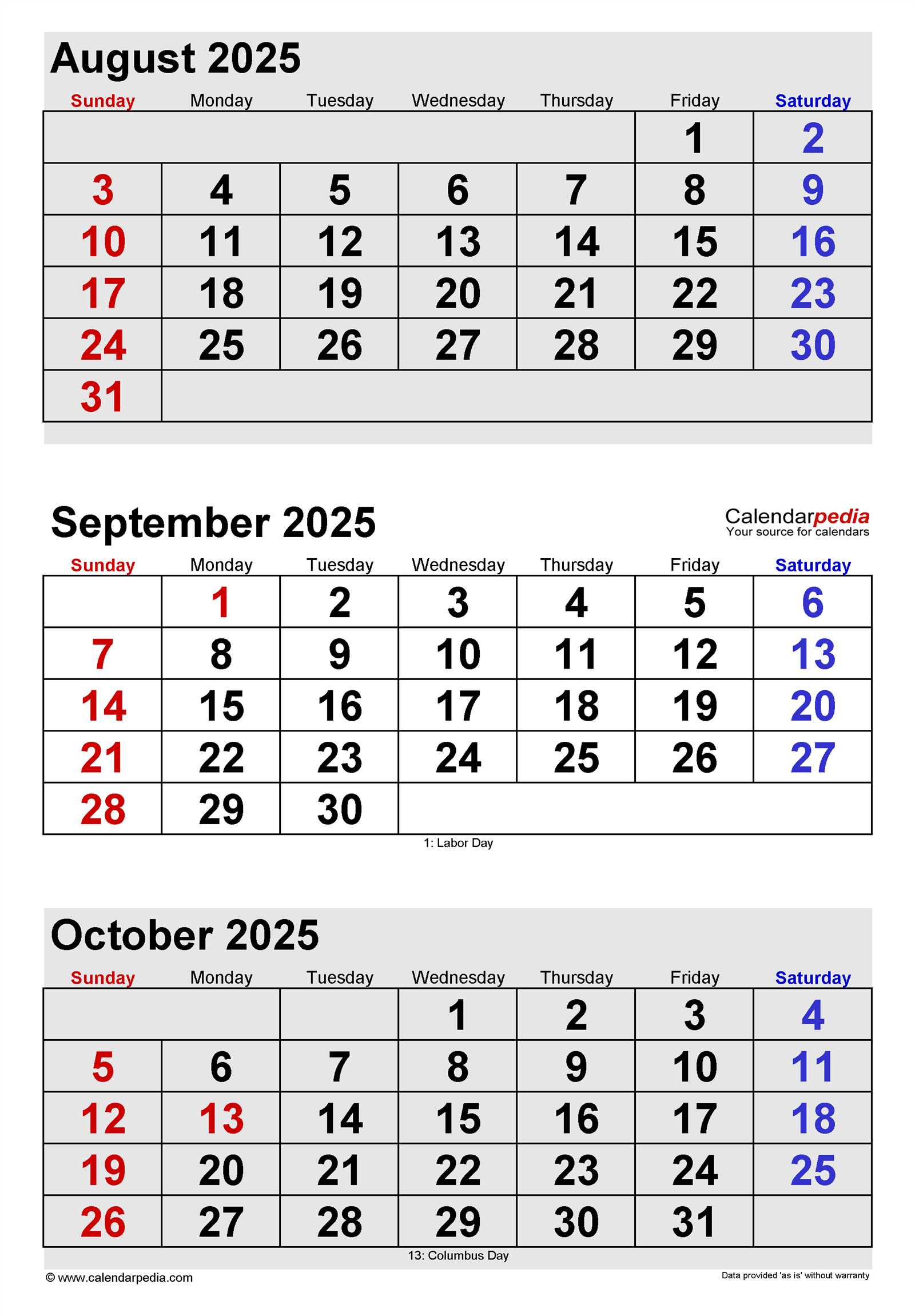 calendar september 2025 template