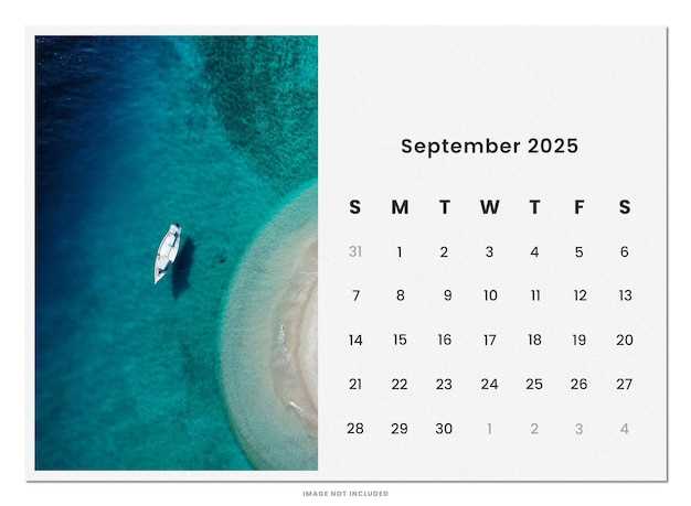 calendar september 2025 template