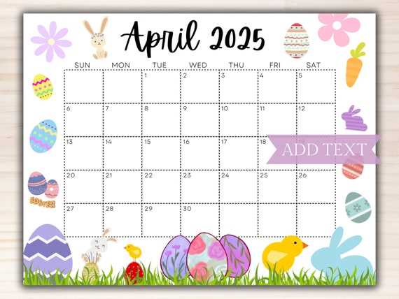 calendar template april and may 2025