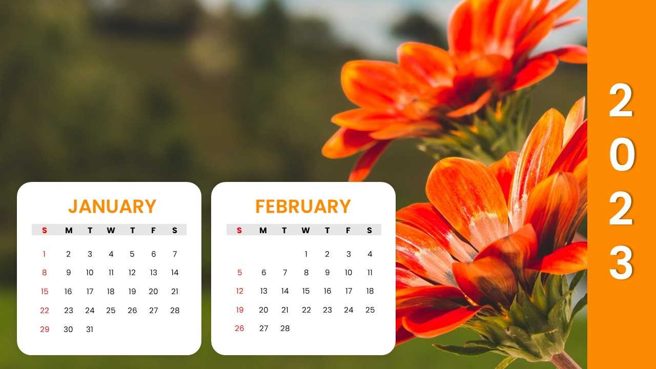 calendar template for powerpoint