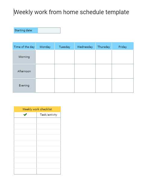 calendar template for scheduling employees