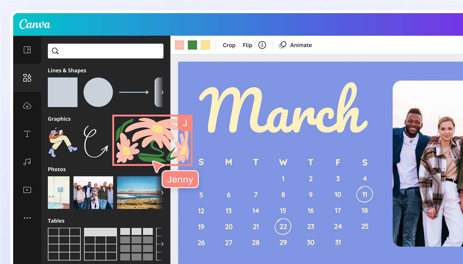 calendar template generator