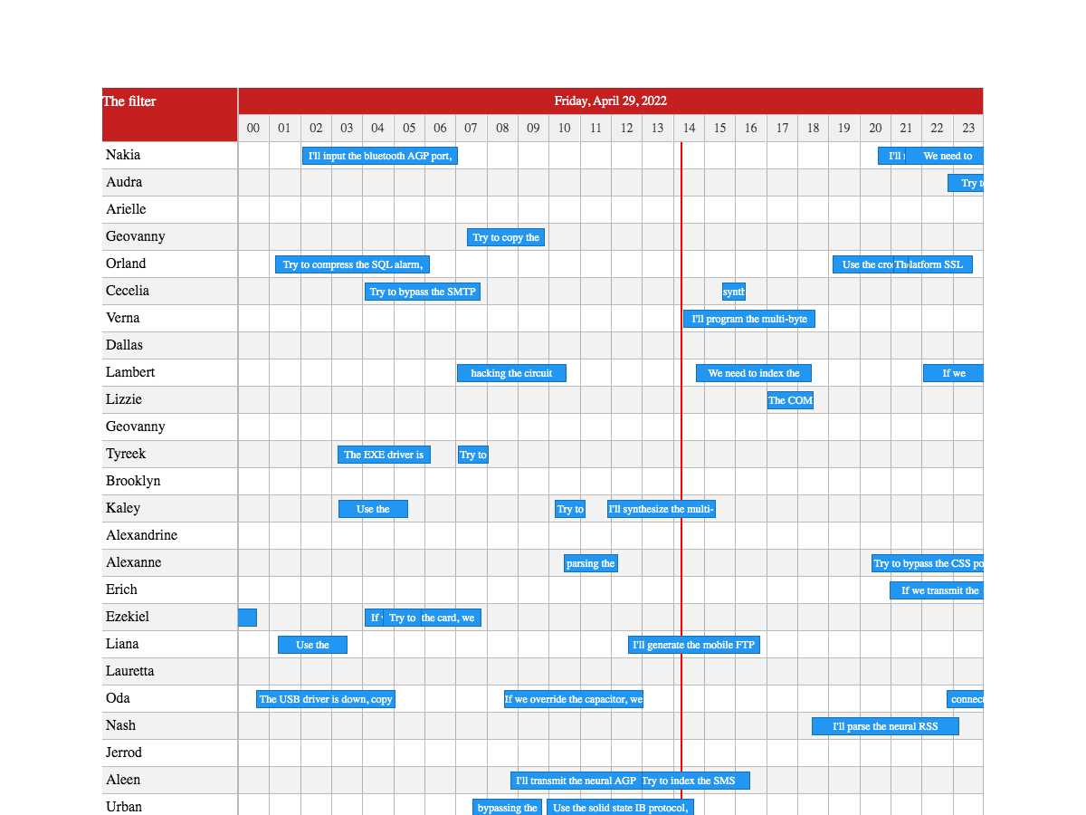 calendar template javascript