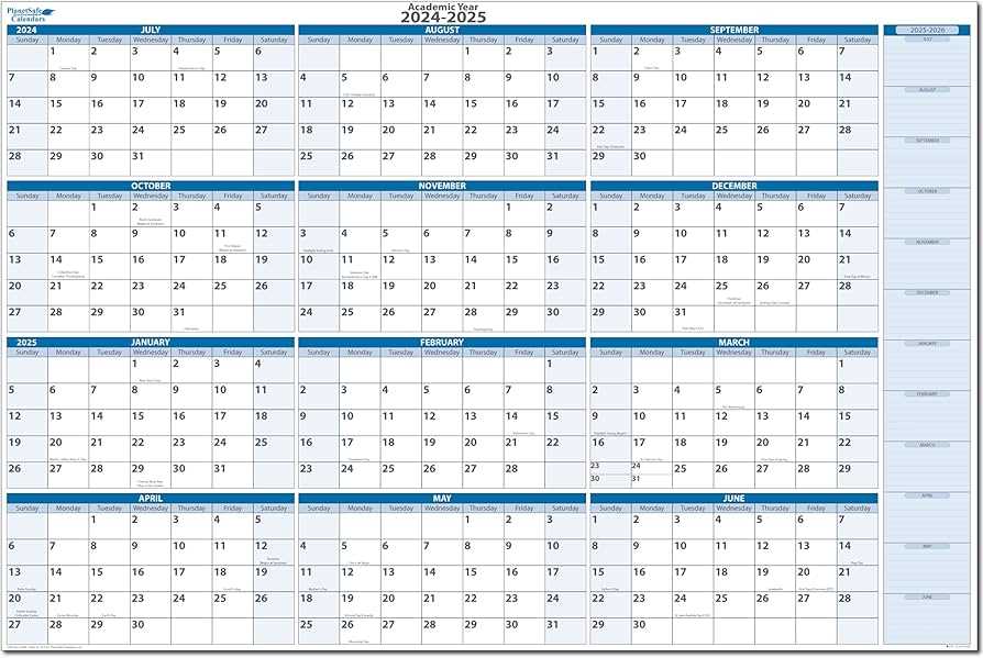 calendar template july 2025 to june 2025