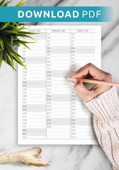 calendar template pages