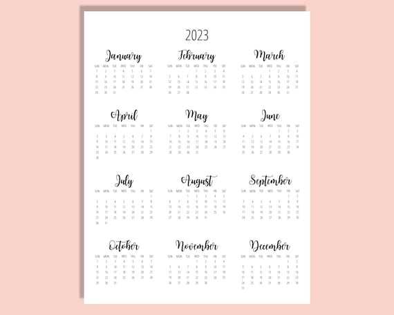 calendar template uk