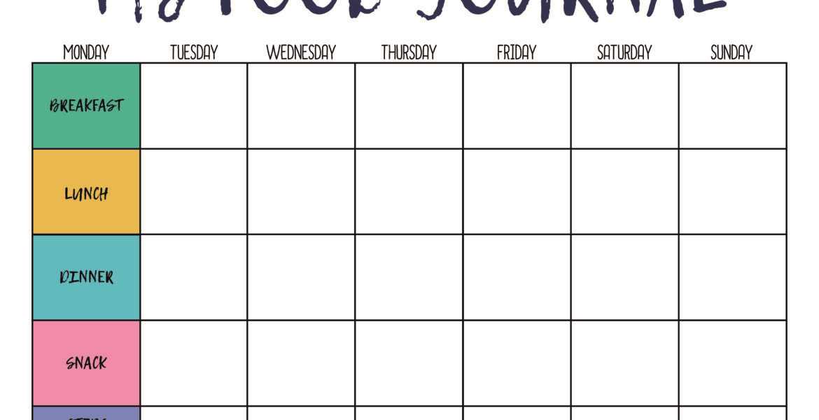 calendar template weekly