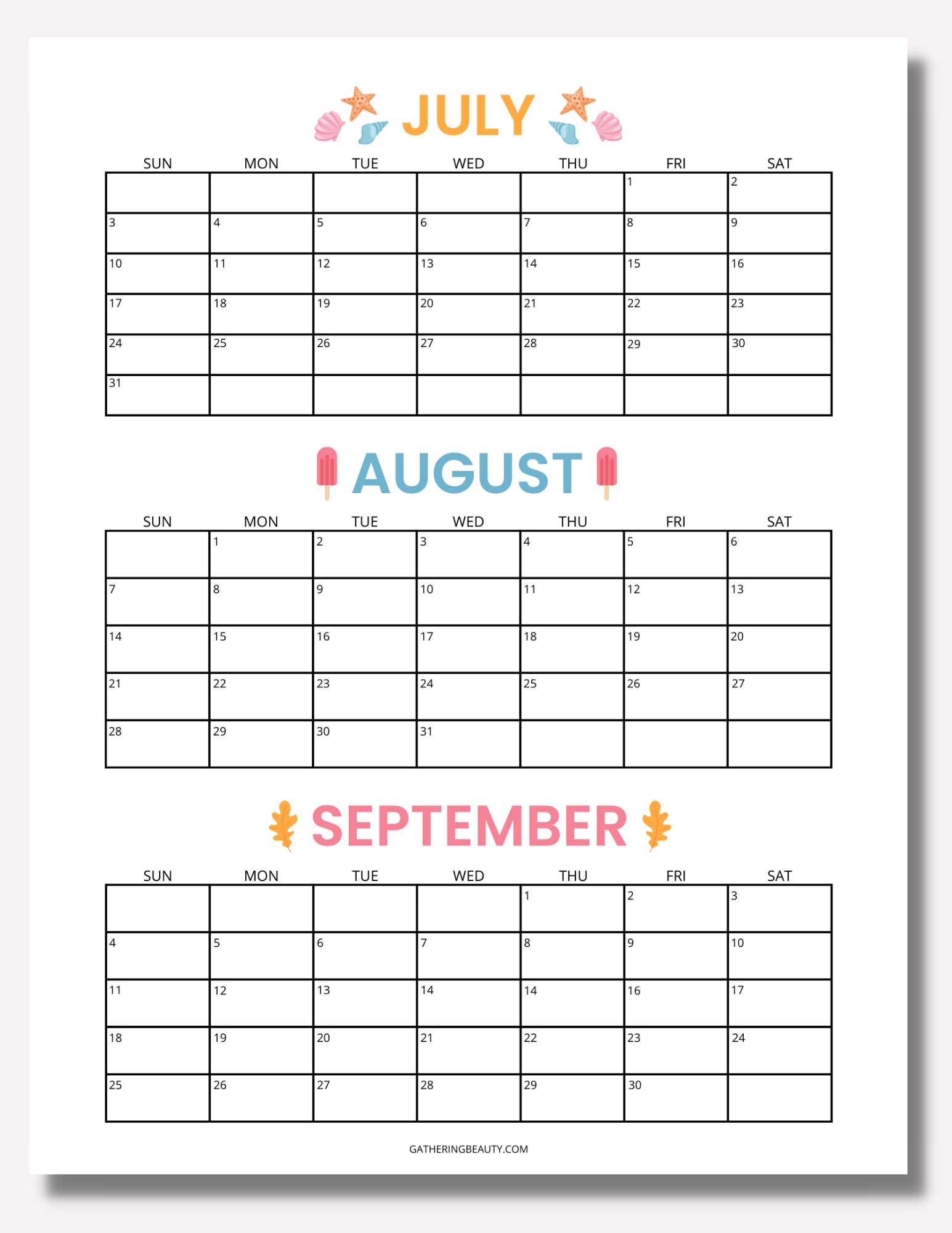 calendar template with holidays