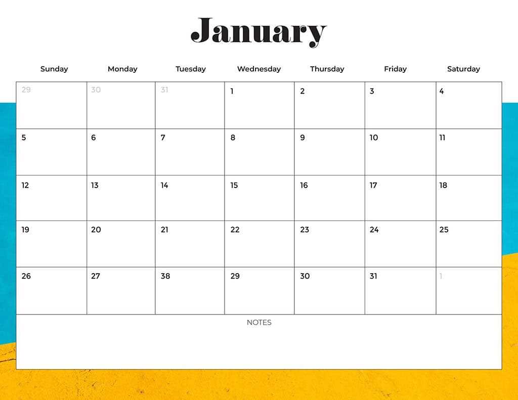 calendar templates 2025 free