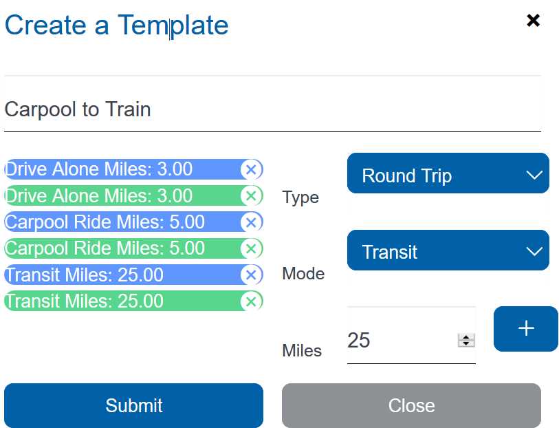 carpool calendar template