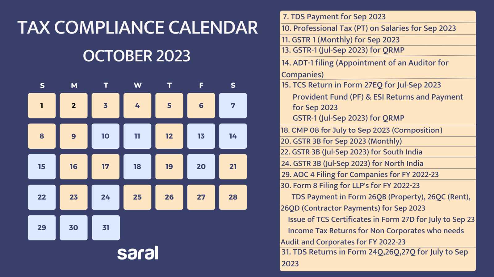 compliance calendar template