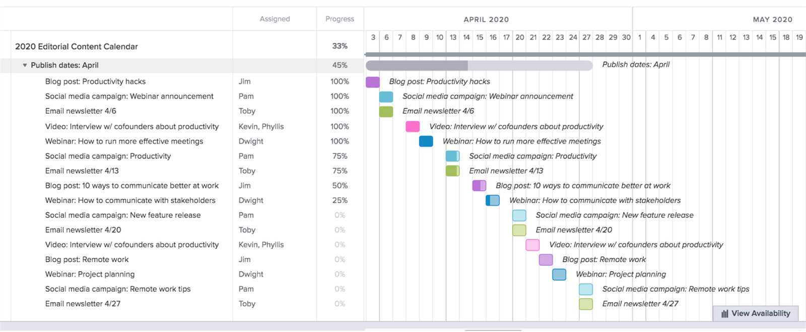 content creator calendar template free