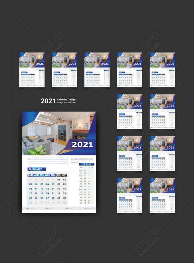 corporate calendar template