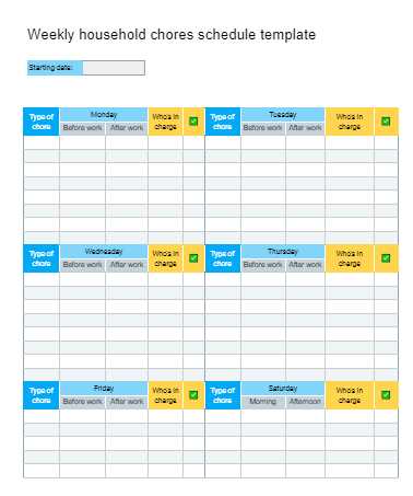 coverage calendar template