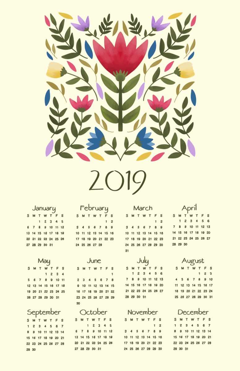 create my own calendar template