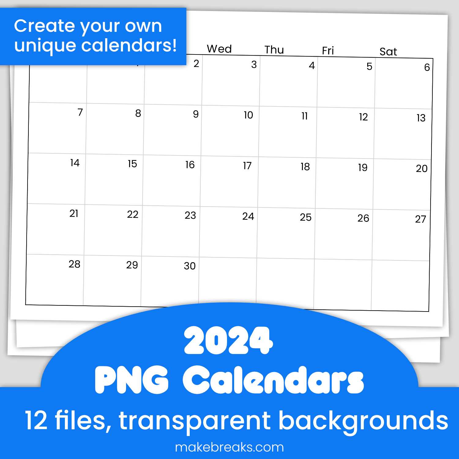 custom calendar templates