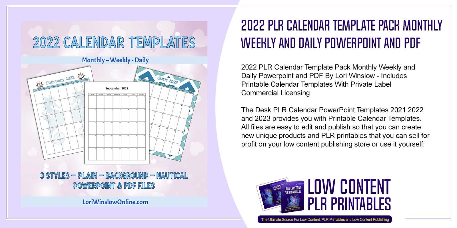 daily desk calendar template