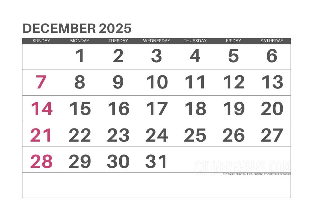 dec 2025 calendar template