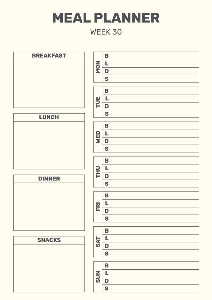 diabetes calendar template