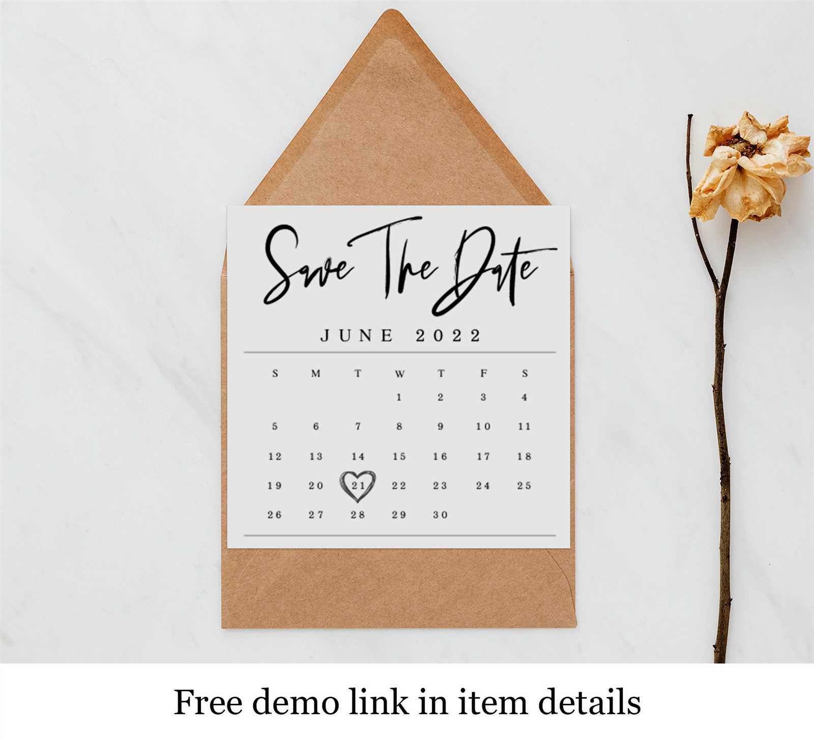 diy save the date calendar template