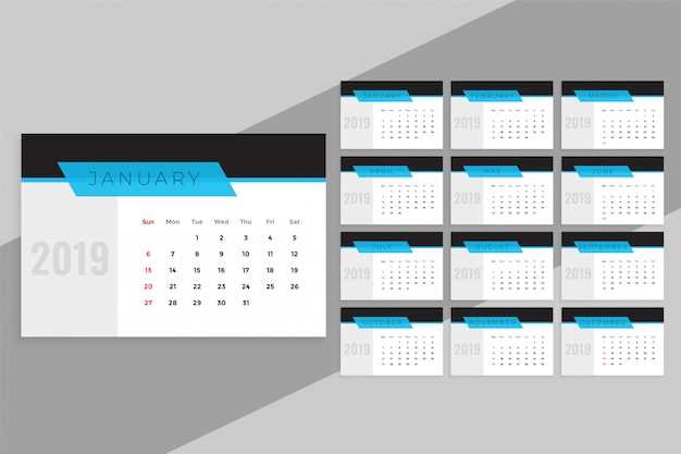 double sided calendar template