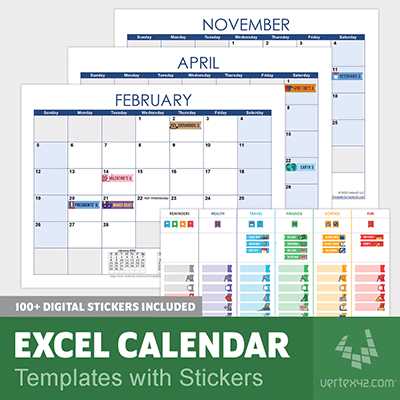 dynamic calendar template