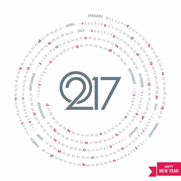 editable circular calendar template