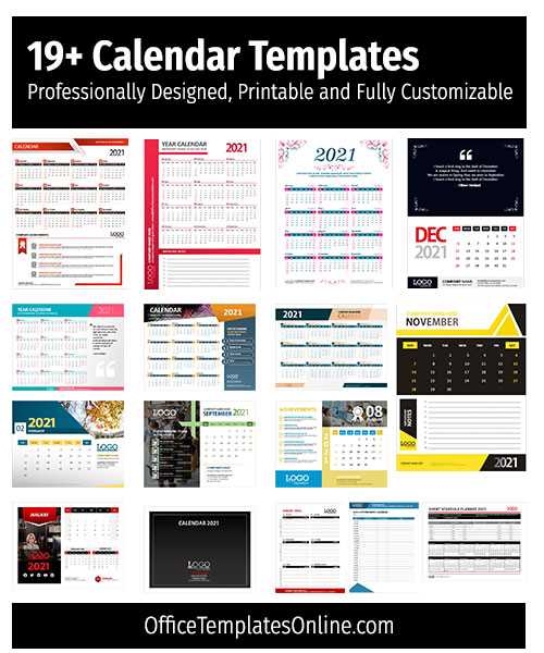 editable customizable calendar template