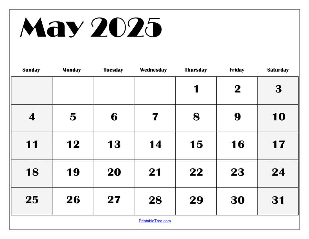 editable may 2025 calendar template