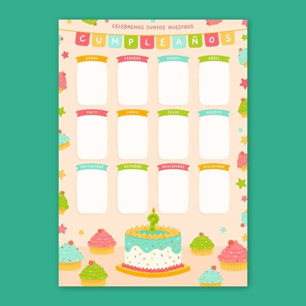 editable printable birthday calendar template