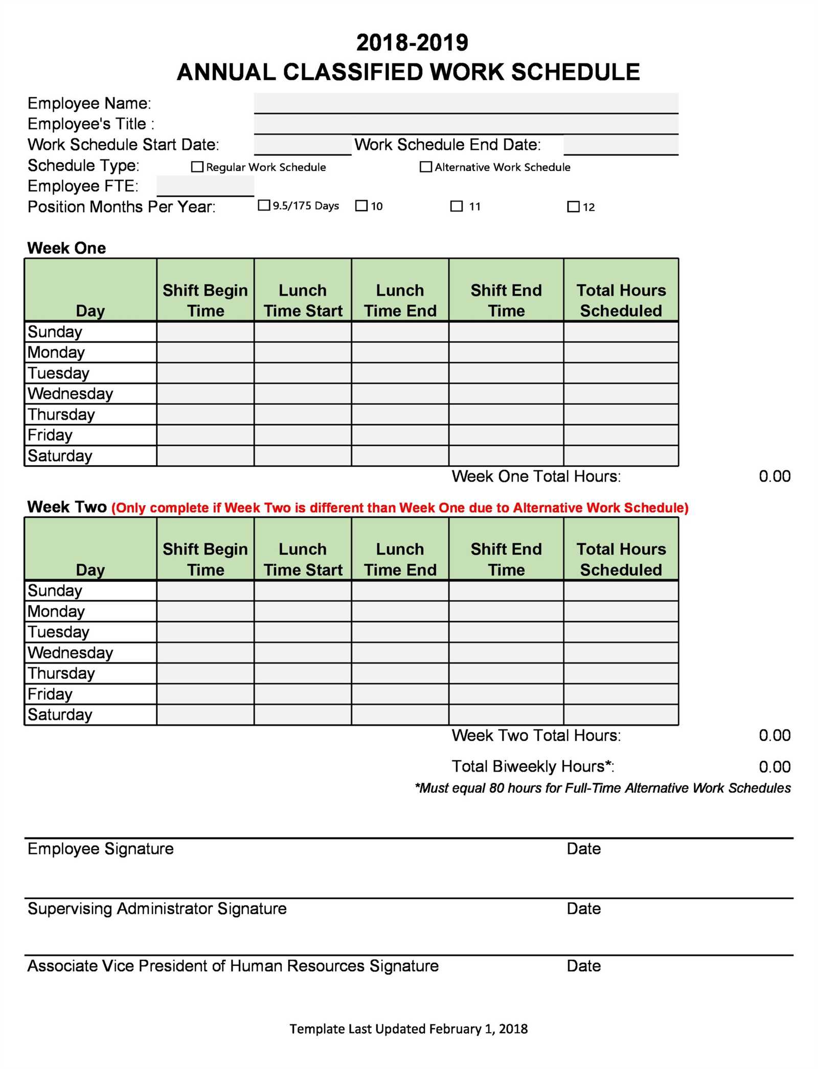 employee scheduling calendar template