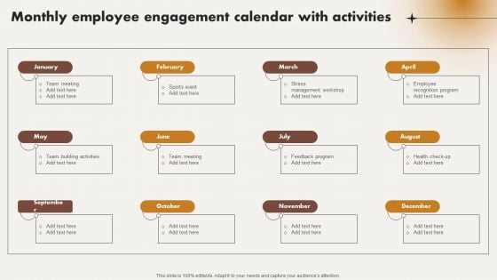 engagement calendar template