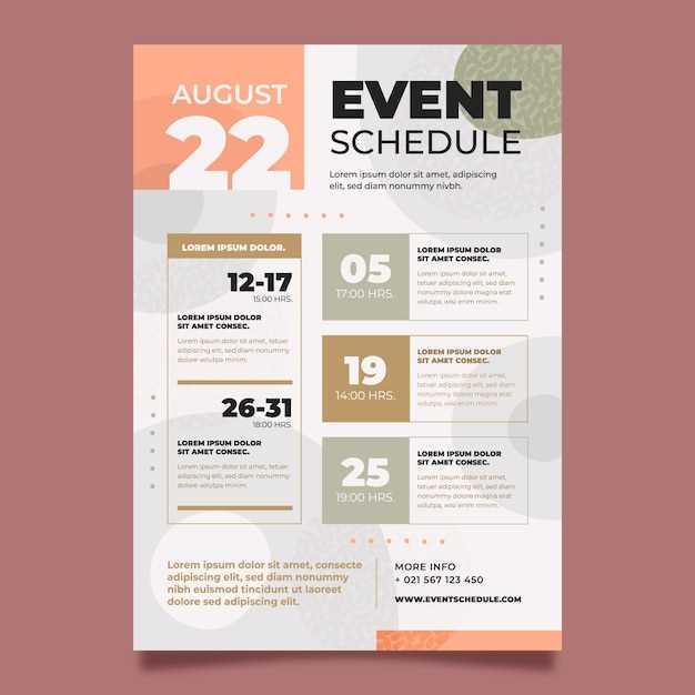 event calendar template