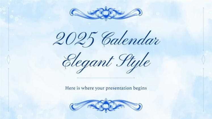 events calendar 2025 template