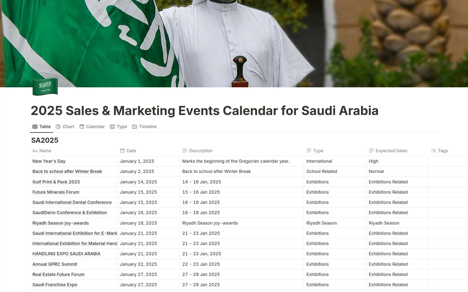 events calendar template 2025