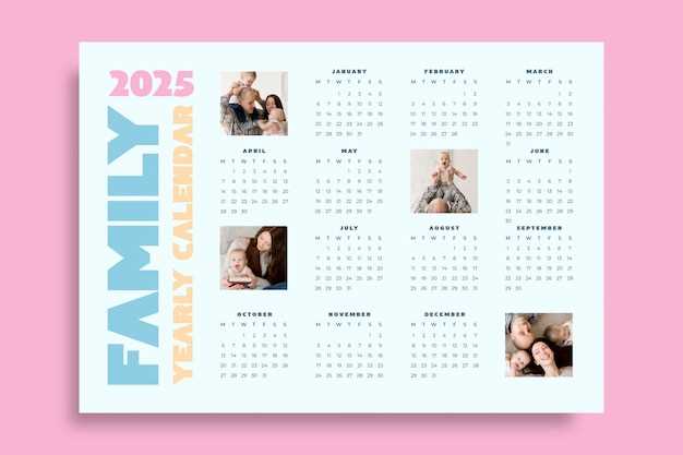 family calendar template 2025